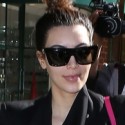 Kim Kardashian Stops By The Salon After The Gym