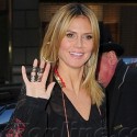 Heidi Klum Arrives At GMA