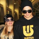 Paris Hilton Jets Back To L.A.