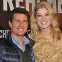 Tom Cruise And Rosamund Pike Hit The Blue Carpet