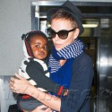 Charlize Theron Holds On Tight To Jackson