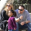 Heidi Klum And Martin Kristen Bring Her Kids To The Park