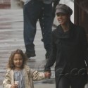 Halle Berry And Nahla Bond In The Rain