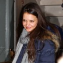 Katie Holmes Is All Smiles After Performing <em>Dead Accounts</em>