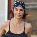 Lisa Rinna Sweats It Out At Yoga