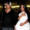 Nick Lachey And Family At LAX