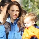 Natalie Portman And Son Aleph Have A Play Date