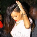 Rihanna Parties At Roxbury Nightclub