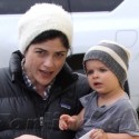 Selma Blair And Her Son Go To The Doctor's Office