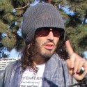Russell Brand Wears A Rather Insenstive Shirt