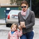 Jennifer Garner And Seraphina Go On A Starbucks Run