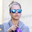 Jessica Alba Stays Fit