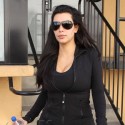Kim Kardashian Hits The Gym In L.A