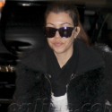 Kourtney Kardashian At LAX With Baby Penelope And Nanny