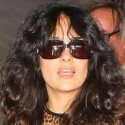 Salma Hayek And Her Daughter Arrive At LAX