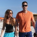 Sofia Vergara Hits The Beach With Fiance Nick Loeb