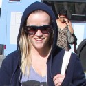 Reese Witherspoon Wears Mustache Shirt