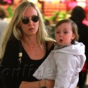 Kimberly Stewart Runs Errands With Little Delilah