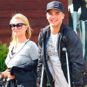 Paris Hilton And River Viiper Hobble Around Malibu