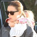 Jennifer Garner Spends Time With Seraphina After Her Workout