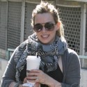 Hilary Duff Gets Caffeinated