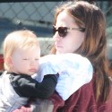 Jennifer Garner Takes Son Samuel To The Toy Store