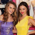 Miranda Kerr And Behati Prinsloo Promote Victoria's Secret's Fabulous Collection