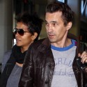 Halle Berry And Olivier Martinez Hold Hands At The Airport