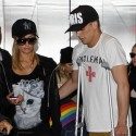 Paris Hilton And Her Honey Return Home To LAX