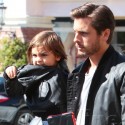 Scott Disick Shops With Little Mason