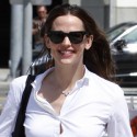 Jennifer Garner Goes Out With A Friend In Business Attire