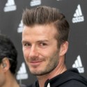 David Beckham Stops By The Adidas Store