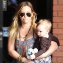 Hilary Duff Spends The Day With Son Luca