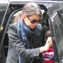 Katie Holmes And Suri Head Out To Easter Brunch