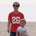 Britney Spears Goes To The Beach With Her Boys