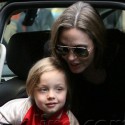 Angelina Jolie Hangs Out With Her Kids