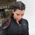 Kim Kardashian Hits The Gym