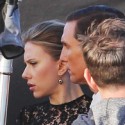 Matthew McConaughey And Scarlett Johannson Do A Photo Shoot By The Beach