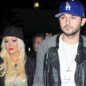 Christina Aguilera And Matt Rutler Attend The Rihanna Concert