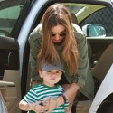 Miranda Kerr And Son Flynn Hold Hands