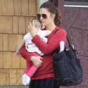 Drew Barrymore Carries Daughter Olive Around Town