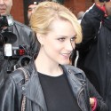 Pregnant Evan Rachel Wood Smiles In N.Y.C.