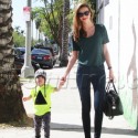 Miranda Kerr Holds Hands With Her Little Man