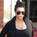 Kim Kardashian Shows Off Her Growing Baby Bump