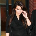 Kim Kardashian Steps Out Solo In NYC