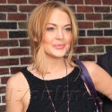 Lindsay Lohan Works Out Outside Of <em>Letterman</em>