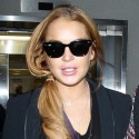 Lindsay Lohan Lands At L.A.X.