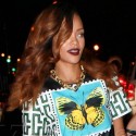 Rihanna Rocks Crazy Knee High Boots At Dinner In N.Y.C.