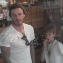 David Beckham Treats His Boys To Ice Cream
