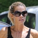 Denise Richards Takes Her Daughters To Horseback Riding In Calabasas